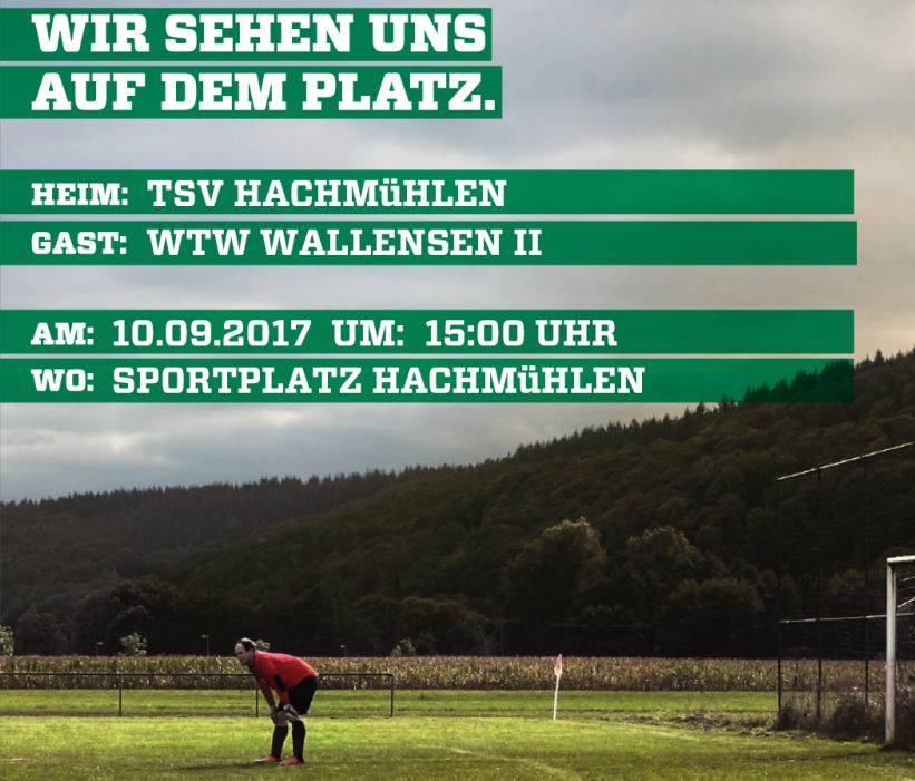 TSV Hachmühlen : WTW Wallensen II @ Sportplatz Hachmühlen | Bad Münder am Deister | Niedersachsen | Deutschland